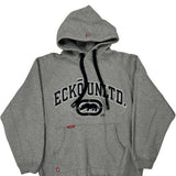 Ecko Unltd Spellout Hoodie - Large Gray Cotton