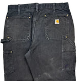 Carhartt Double Knee Carpenter Pants - 35W 30L Gray Cotton