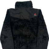 Reebok Fleece Jacket - Large Black Polyester