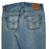501 Levis Jeans - 32W 31L Light Wash Cotton