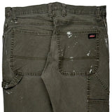 Carhartt Double Knee Carpenter Trousers - 33W 29L Grey Cotton