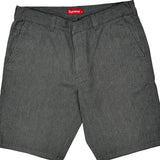 Supreme Chino Shorts - 34W 11L Gray Cotton