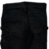 Dakota Grizzly Cargo Trousers - 34W 32L Black Cotton