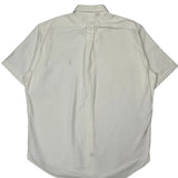 Ralph Lauren Short Sleeve Shirt - Large White Cotton