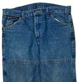 Dickies Double Knee Carpenter Jeans - 34W 30L Blue Cotton