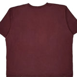 Carhartt Tall T-Shirt - 2XL Burgundy Cotton