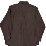 Woolrich Shirt - Large Brown Wool