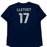 New England Revolution Adidas Jersey - Large Navy Polyester