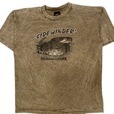 Hersheypark Prairie Mountain Single Stitch T-Shirt - Large Brown Cotton