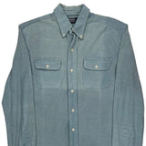 Polo By Ralph Lauren Shirt - Medium Blue Cotton