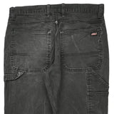 Dickies Carpenter Pants - 32W 30L Black Cotton
