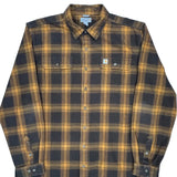 Carhartt Checked Flannel Shirt - XL Brown Cotton
