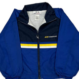 Age 5 Reebok Striped Windbreaker - XS White Polyester
