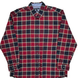 Tommy Hilfiger Checked Flannel Shirt - 2XL Red Cotton
