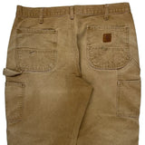 Carhartt Double Knee Carpenter Pants - 36W 30L Brown Cotton