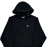 Reverse Weave Champion Hoodie - Small Black Cotton