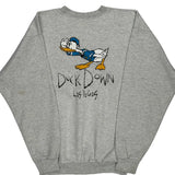 Donald Duck Disney Cartoon Sweatshirt - Medium Grey Cotton