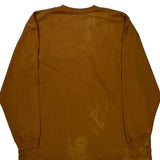 Carhartt Long Sleeve T-Shirt - 2XL Brown Cotton