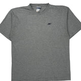 Reebok T-Shirt - XL Grey Cotton Blend