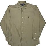 Yarmouth Ralph Lauren Shirt - Medium Beige Cotton