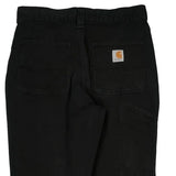 Carhartt Carpenter Trousers - 30W 32L Black Cotton