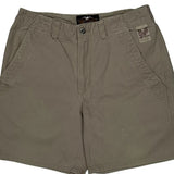 Harley Davidson Chino Shorts - 30W 9L Khaki Cotton
