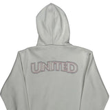 Manchester United Nike Football Hoodie - Medium White Cotton
