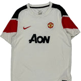 2010-11 Manchester United Nike Giggs Away Football Shirt - XL Black Polyester