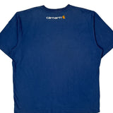 Carhartt T-Shirt - XL Blue Cotton