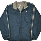 Adidas Equipment Adidas Spellout Jacket - Large Blue Nylon