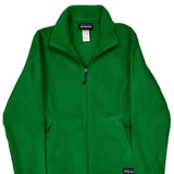 Synchilla Patagonia Fleece Jacket - Small Green Polyester
