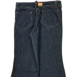 Unbranded Contrast Stitch Jeans - 32W 32L Dark Wash Denim