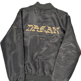 Ma-1 Riot Empire Dream Bomber Jacket - Medium Gray Polyester