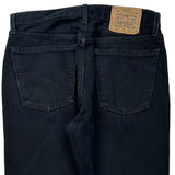 Levis Jeans - 32W 27L Black Cotton