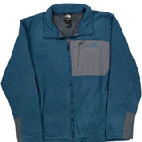 The North Face Fleece Jacket - Large Gray Polyester