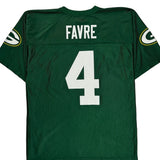 Green Bay Packers Nfl #4 Favre Football Jersey - Medium Green Polyester