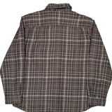 Carhartt Checked Flannel Shirt - XL Gray Cotton