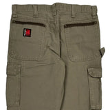 Wrangler Cargo Trousers - 34W 34L Khaki Cotton