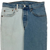 501 Levis Contrast Stitch Jeans - 27W US 4 Blue Cotton