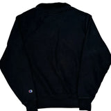 Reverse Weave Champion 1/4 Zip - Small Black Cotton