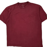 Dickies T-Shirt - XL Burgundy Cotton