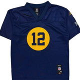 Age 10-12 Green Bay Packers Reebok Nfl Football Jersey - Medium Blue Polyester