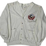 Mickey Mouse Disney Cartoon Sweatshirt - XL White Cotton Blend