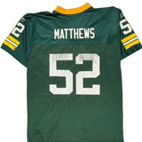 Green Bay Packers Reebok Nfl Football Jersey - Large Yellow Polyester