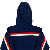 Age 6 Nike Striped Windbreaker - Medium Blue Cotton