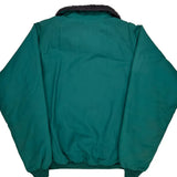Pepsi Columbia Graphic Bomber Jacket - Large Green Polyester