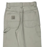 Lee Double Knee Carpenter Pants - 26W 31L Beige Cotton