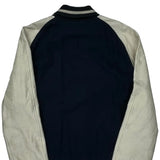 Jc Penny Varsity Jacket - Medium Navy Cotton Blend