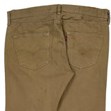 501 Levis Trousers - 35W 30L Beige Cotton