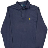 Ralph Lauren Rugby Shirt - Large Navy Cotton